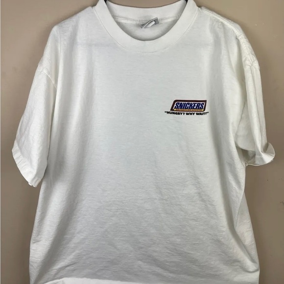 Vintage Snickers Promo Candy TShirt XL Elephant More Peanuts More Satisfaction - Picture 2 of 13